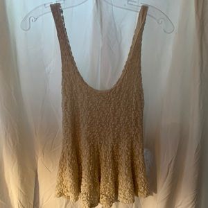 Caroline Forbes Pins Needles Tank white floral